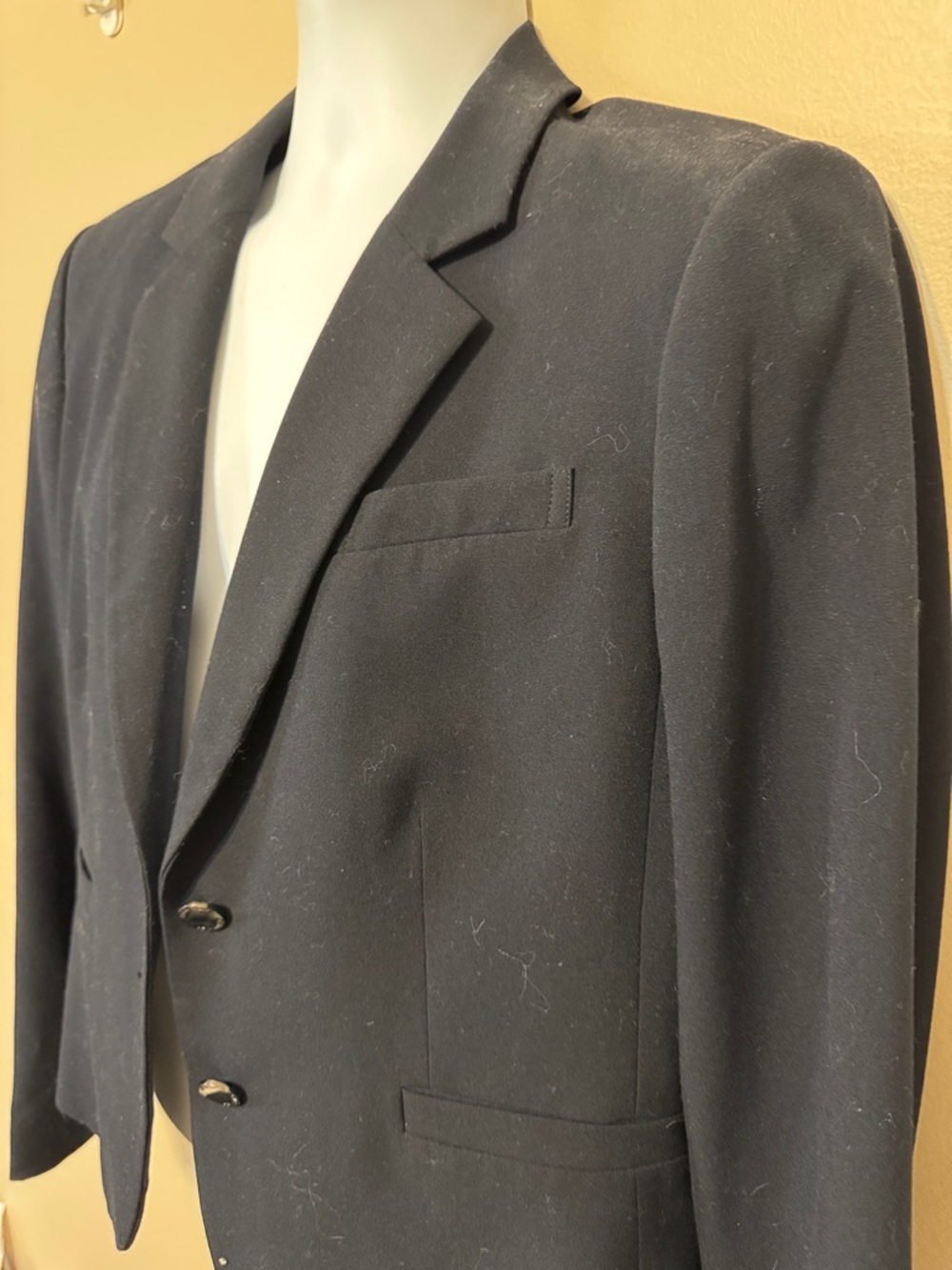 Calvin Klein Black Women's Tailored Blazer. Size 14 petite - Picture 2 of 9